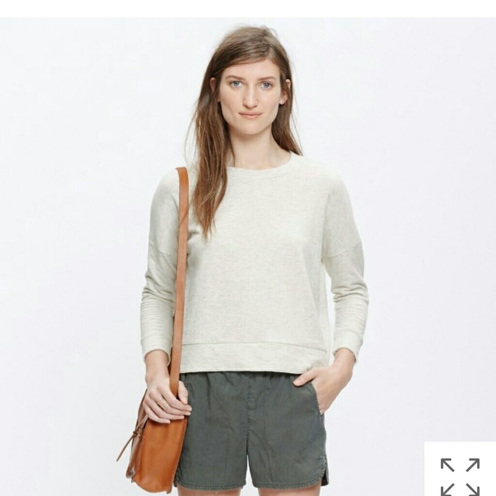 Madewell Heathered City Island Pullover Top